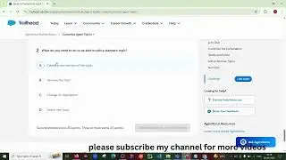 Agentforce Builder Basics in trailhead || Customize Agent Topics