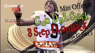 Madden 21 Implementing the classic 3 step dropback progression | Gun Double Stack part 5