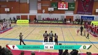 Bisons Loimaa vs. Ktp-Basket - Game Highlights
