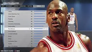 How To Make Michael Jordan In NBA LIVE 18 Using Create A Player