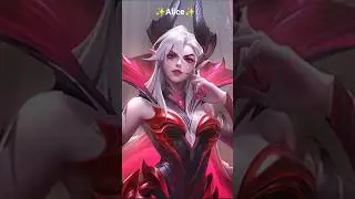 Aura of Alice queen 👸✨️ New Clection #mobilelegends  #mlbb  #shorts #phonk