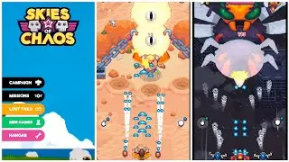Skies of Chaos - Mobile All Boss Fight Hard Mode