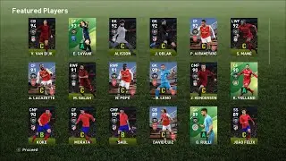 pes 2020 pack opening | liverpool Club Selection | & training future players