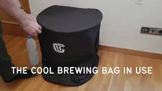 The Cool Brewing Fermentation Cooler Bag in Use