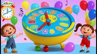 The Clock Struck Fun Time | Happy Learning Nursery Rhyme for Kids