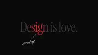 Text spotlight effect using figma smart animate | Figma tutorial
