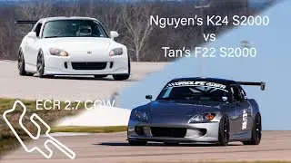 ECR 2.7 CCW - K24 vs F22c Honda S2000 - trying to keep up with Nguyen 😮&zwj;💨