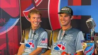 ACO Season 19's (3peat) World Doubles Champions Kaleb Hurt & Isaac Hurt with Hole Nation's Rich Pyle