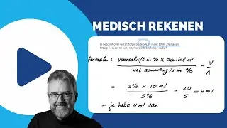 Medisch rekenen | verdunningen | verzorgende IG