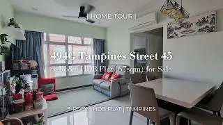 494G Tampines Street 45 | Tampines GreenEdge | Renovated 3room HDB flat SOLD by @BedokHomes