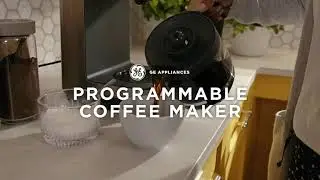 GE Appliances Programmable Coffee Maker with Glass Carafe