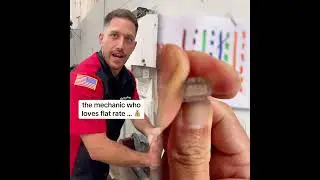 This mechanic knows how to work the flat rate pay system!! #oilchange #carmaintenance #mechanic