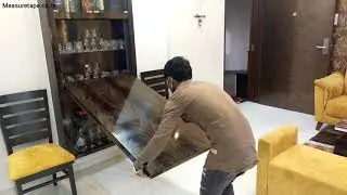 2BHK Home Interior Design 600 sq.ft @New Mumbai by meausuretape.co.in