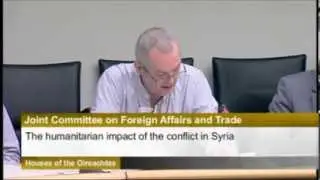 09 October CONCERN addressing Foreign Affairs & Trade on impact of Syrian Conflict
