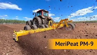 ДЕТАЛЬНЫЙ ОБЗОР ФРЕЗЫ-РЫХЛИТЕЛЯ MeriPeat PM-9. НАСТРОЙКА МУФТЫ. ФРЕЗА в РАБОТЕ.