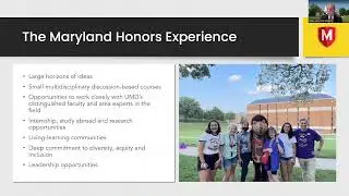 University of Maryland - Honors College Overview (2024)