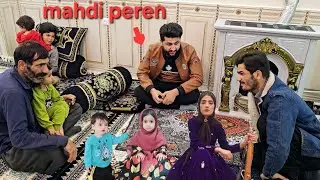 Mehdi's visit to the Paran family, Shirvan, with Ramin, Zulfa, and the teacher