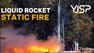 Firing a Liquid Rocket on a Farm | GoldiLOX Static Fire