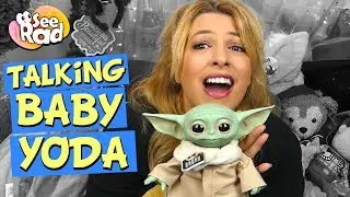 BABY YODA TALKS! Hasbro The Child Talking Plush Review & Revealing the Giveaway Winner