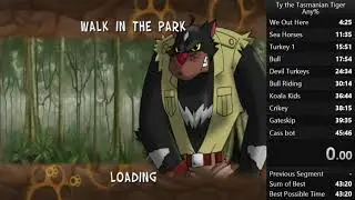 Ty the Tasmanian Tiger Striving for Sub 45