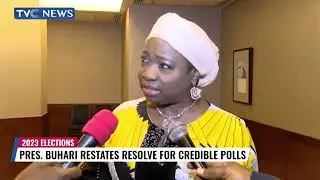 (SEE VIDEO) Buhari Restates Commitment to INEC&rsquo;s Independence, Credible Polls