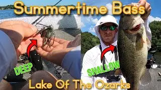 Summer Bass Fishing | Deep & Shallow | Lake Of The Ozarks