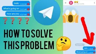 how to solve telegram chat problem//chats are not going on telegram.