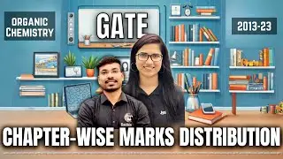 GATE Chapterwise marks distribution | Organic Chemistry | Chapterwise weightage | GATE Chemistry