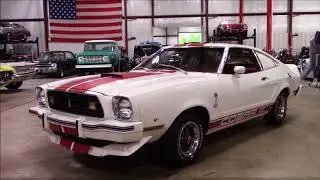 1977 Ford Mustang Cobra White and Red