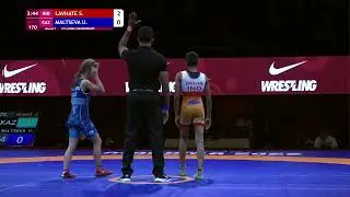 Round 3 WW - 36 kg: S. LAVHATE (IND) v. U. MALTSEVA (KAZ)