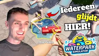 HET BEGIN VAN DITTO'S WATERPARK! - Waterpark Simulator #1