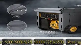PatioGem Generator Covers Heavy Duty Waterproof, 32&rdquo;Lx24&rdquo;Wx24&rdquo;H Portable Generator Cover, Fit for D