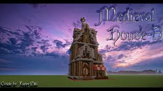MineCraft Tutorial Medieval House №-3. Как построить средневековый дом в Майнкрафт?