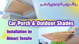Al Marj Tensile | Car Porch Shades & Outdoor Tensile Shades | Strong & Modern Designs