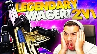 DELETING My LEGENDARY SVO? | LEGENDARY Gun Wager - 2V1 - COD AW LEGENDARY Wager Vs SUBSCRIBERS
