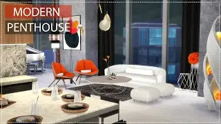 Celebrity Modern Penthouse✨ Glam Interior Design | THE SIMS 4 | Stop Motion Build