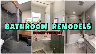 18 Small Bathroom Remodels Done With Budget-Friendly ideas