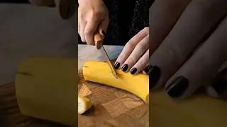 Banana Cutting ASMR video #asmrcommunity #experiements #relaxing #asmr #satisfying #youtubeshorts