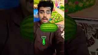 Peeling watermelon challenge 🍉 #viral #games #trending #filtergame