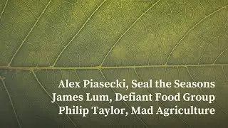 Regenerative Supply Enablers - Alex Piasecki, James Lum, & Philip Taylor