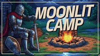 Pixel Knight Lofi Beats &mdash; Moonlit Camp by the Lake (Study/Sleep, No Vocals)