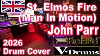 #231 St Almos Fire (Man In Motion) John Parr Drum Cover with NOTATION, Beat Counter, and LYRICS!!!