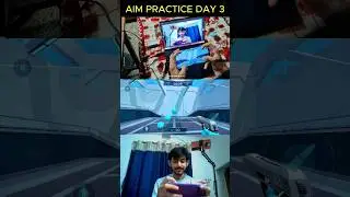 Insane Gyro Aim on Mobile! 🎯 | Handcam + Facecam + Screen | Aim Lab Practice 🔥