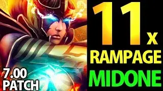 MidOne Dota2 7 00 PA Crazy Monster with 11x Rampage