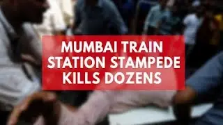 Footage shows huge crowd moments before deadly stampede kills dozen at Mumbai train station