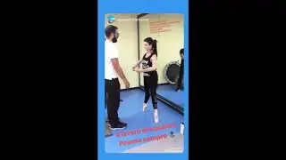 Grazia Striano in allenamento con Non posso, ho danza