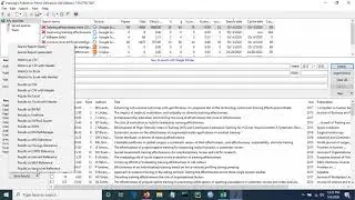 Literature Search using Harzing's Publish or Perish Software