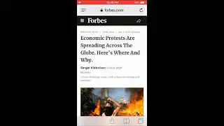 Economic Protests are Spreading Across the Globe