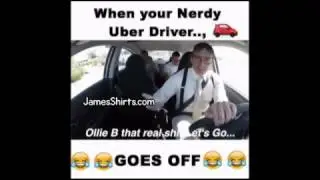 Nerdy Uber Driver Kills Rap Freestyle