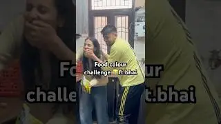 Food colour challenge 😭🥲#ytshorts #shorts #minivlog #challenge #blog #trending